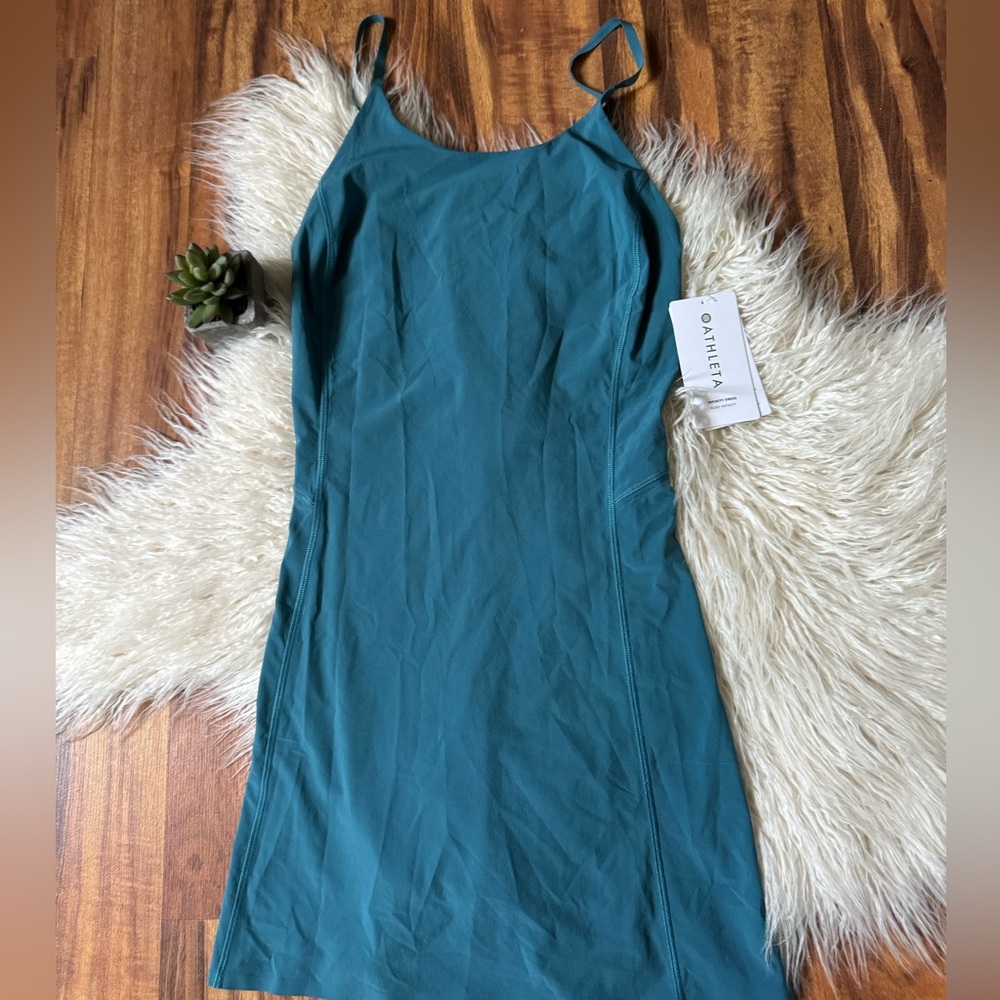 Athleta Teal Green Mini Dress